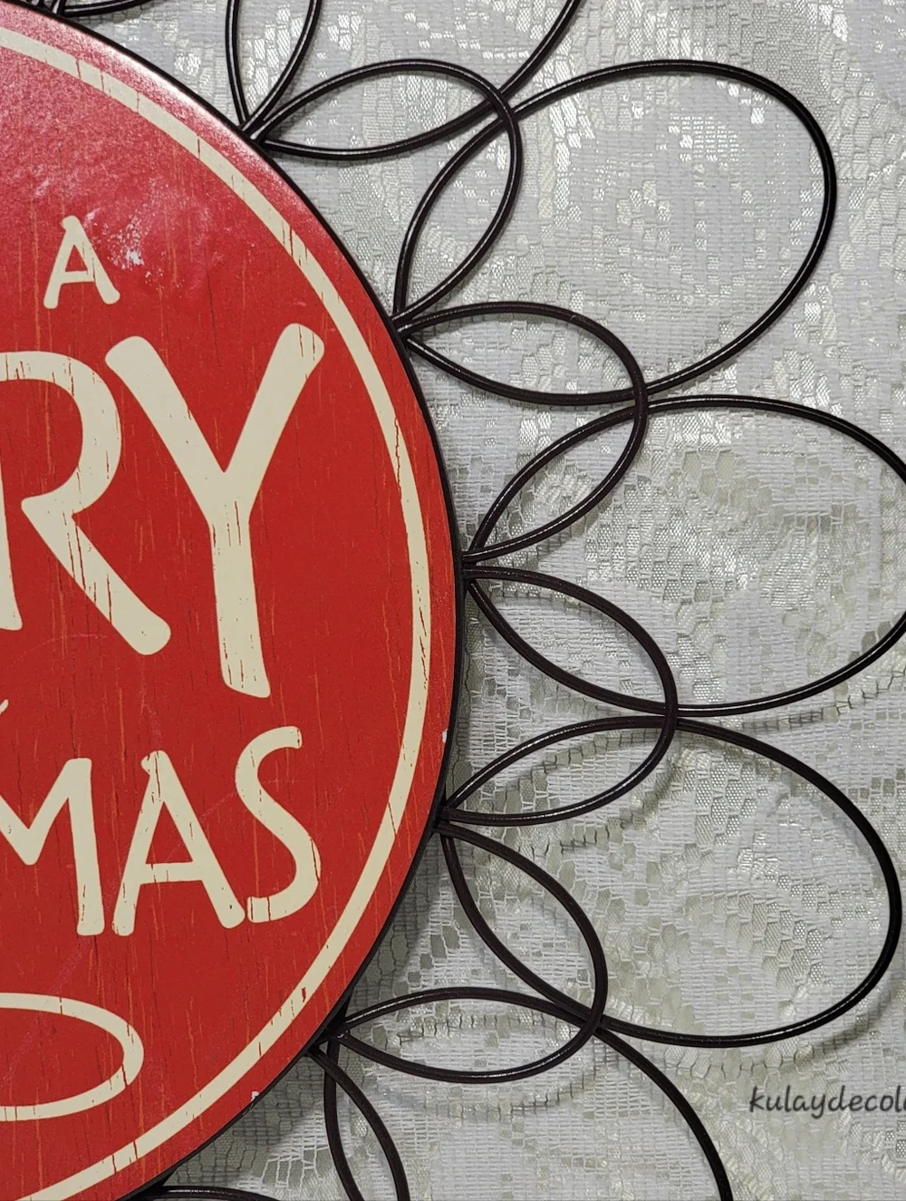 Hallmark Have Yourself a Merry Little Christmas Wall Door Metal Holiday Sign